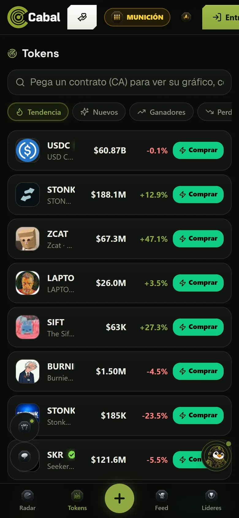 Cabal · Tokens