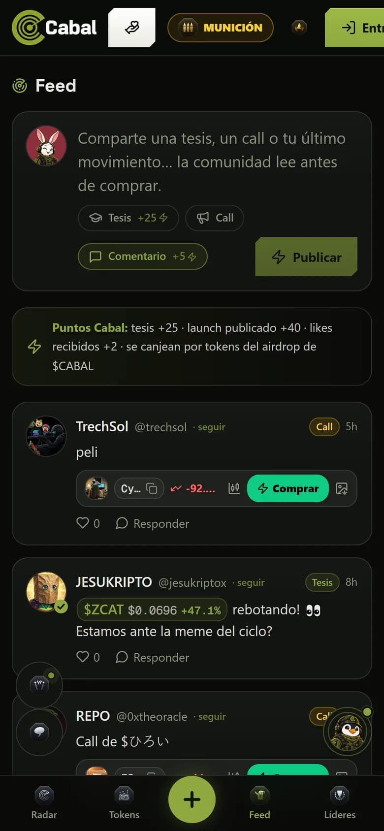 Cabal · Feed